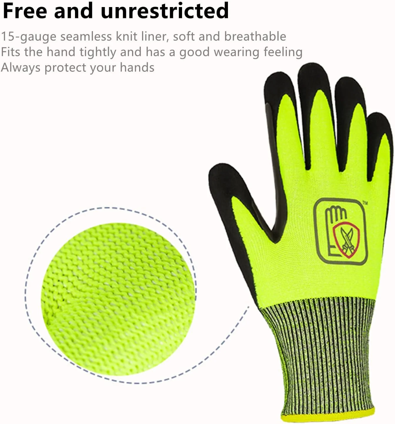 دستکش کار POSICHE، دستکش های مقاوم در برابر برش، دستکش های ایمنی مکانیک، دستکش های محافظ سنگین، دستکش های روکش سیم، دستکش های مقاوم در برابر پارگی و سوراخ، مناسب برای باغبانی و ماشینکاری