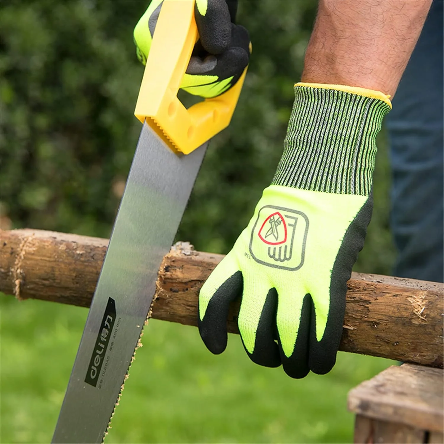 دستکش کار POSICHE، دستکش های مقاوم در برابر برش، دستکش های ایمنی مکانیک، دستکش های محافظ سنگین، دستکش های روکش سیم، دستکش های مقاوم در برابر پارگی و سوراخ، مناسب برای باغبانی و ماشینکاری