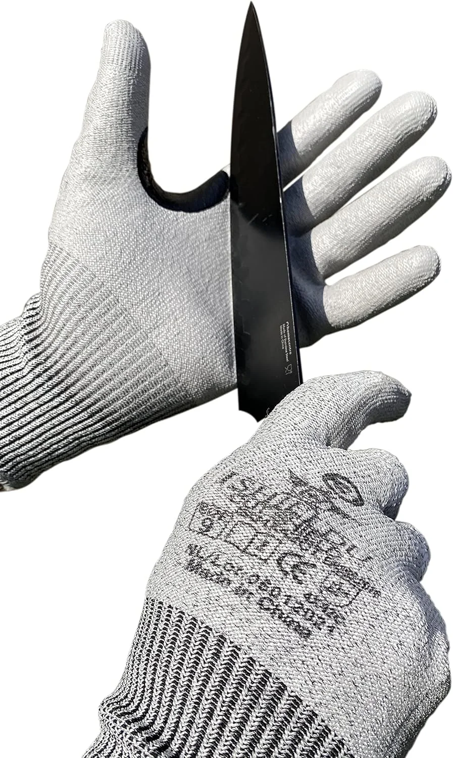 6 جفت دستکش کار ایمنی CUTSHIELD محافظ سطح برش 3، پوشش پلی یورتان مقاوم در برابر برش و مکانیکی دارای گواهینامه: EN388: 42X42C