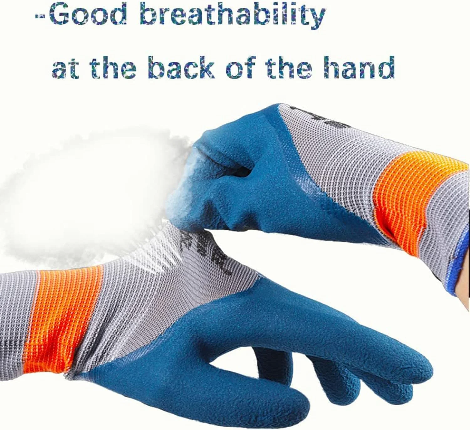 دستکش باغبانی Aputue، 6 جفت دستکش کار ایمنی با چسبندگی قوی، دستکش کار لمسی محافظ ضد آب با روکش لاستیکی تنفسی برای کار در حیاط، محوطه سازی، کاشت، وجین کردن