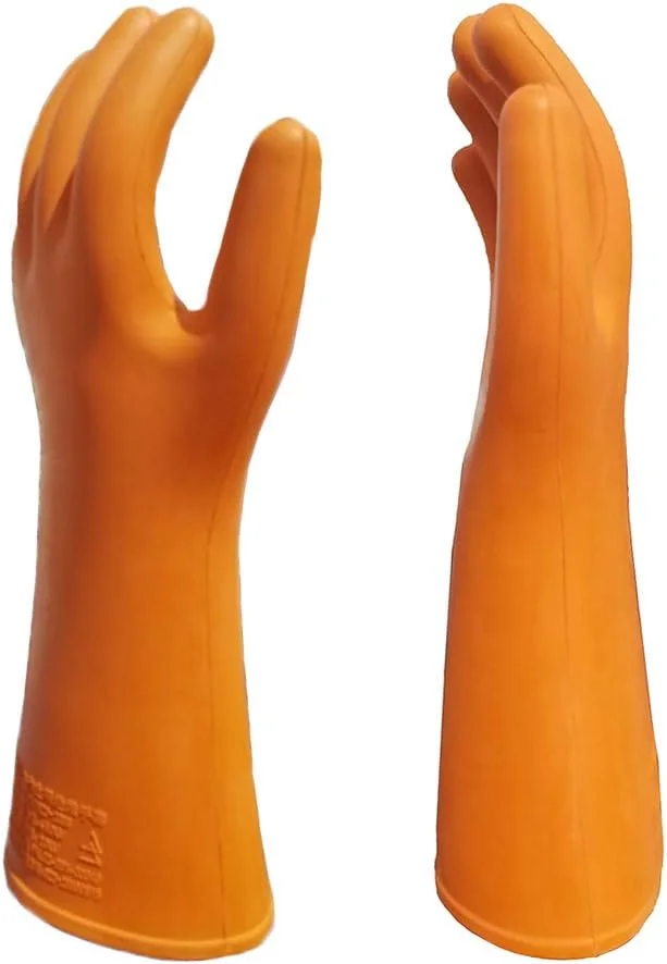 دستکش های لاستیکی عایق برق PiPiAnAn کلاس 2، دستکش کار محافظ ایمنی ولتاژ بالا 20 کیلو ولت برای برقکار آقا و خانم، عایق