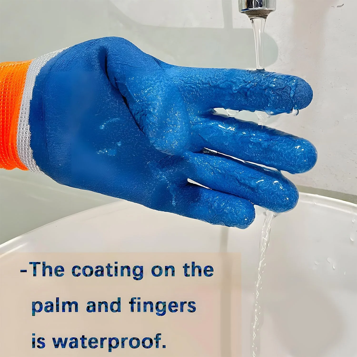 دستکش باغبانی Aputue، 6 جفت دستکش کار ایمنی با چسبندگی قوی، دستکش کار لمسی محافظ ضد آب با روکش لاستیکی تنفسی برای کار در حیاط، محوطه سازی، کاشت، وجین کردن