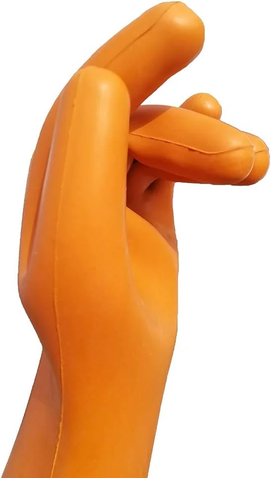 دستکش های لاستیکی عایق برق PiPiAnAn کلاس 2، دستکش کار محافظ ایمنی ولتاژ بالا 20 کیلو ولت برای برقکار آقا و خانم، عایق