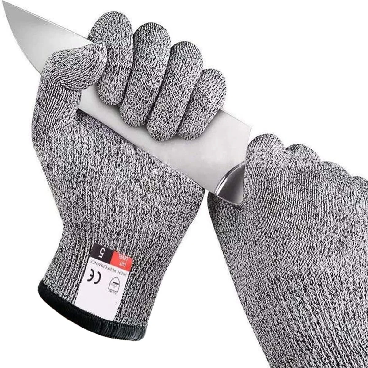 دستکش های ضد برش MITCMOLARD - دستکش های ایمنی - دستکش های ضد سایش، دستکش های با عملکرد بالا با محافظت سطح 5 برای فیله ماهی، پردازش، برش با ماندولین، برش گوشت و کنده کاری چوب