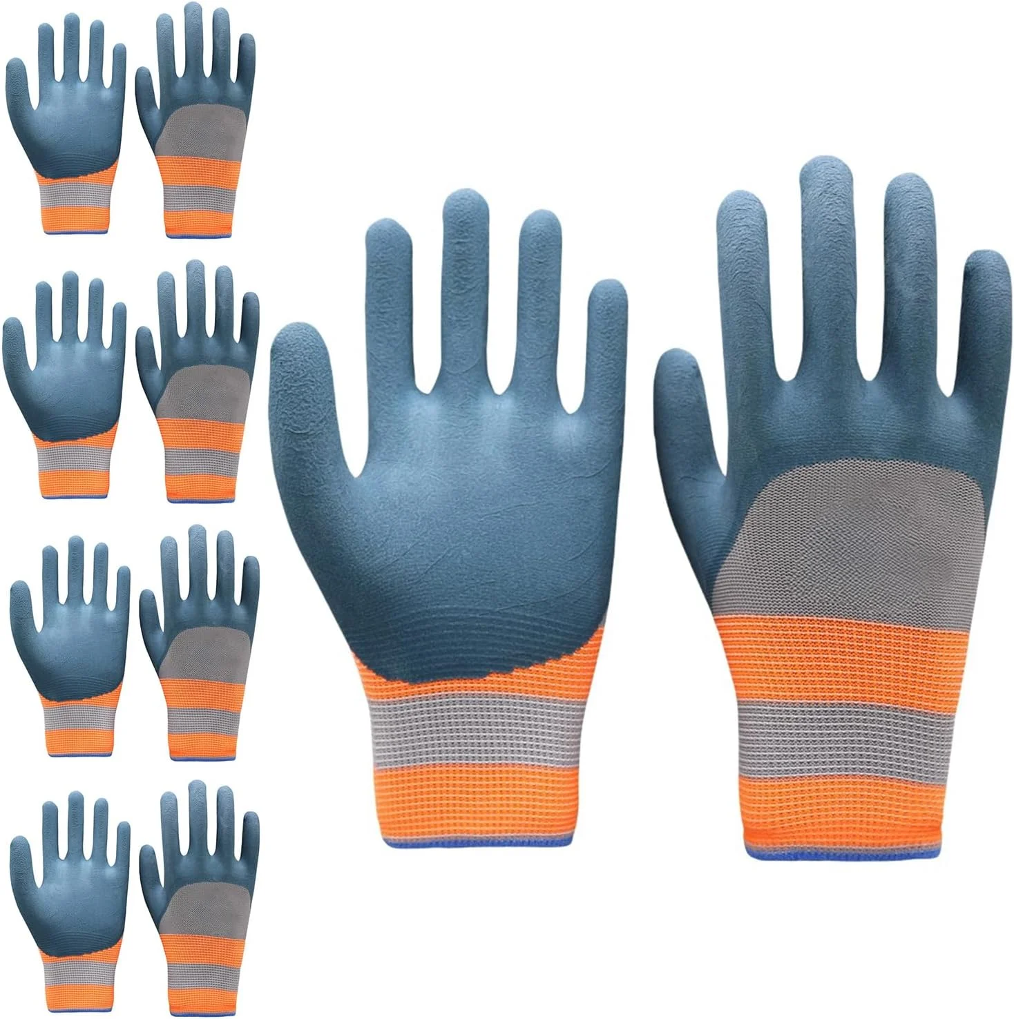 دستکش کار ایمنی با روکش نیتریل میکرو فوم، دستکش ایمنی نایلونی بافتنی بدون درز برای مردان و زنان با قابلیت استفاده از صفحه لمسی، مناسب برای کارهای سبک و مصارف خانگی
