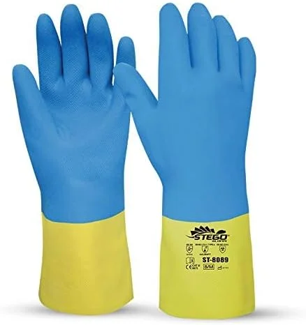 دستکش ایمنی استگو مدل St-8089 محافظت در برابر مواد شیمیایی و مایعات (سایز: 10/XL) (XL)