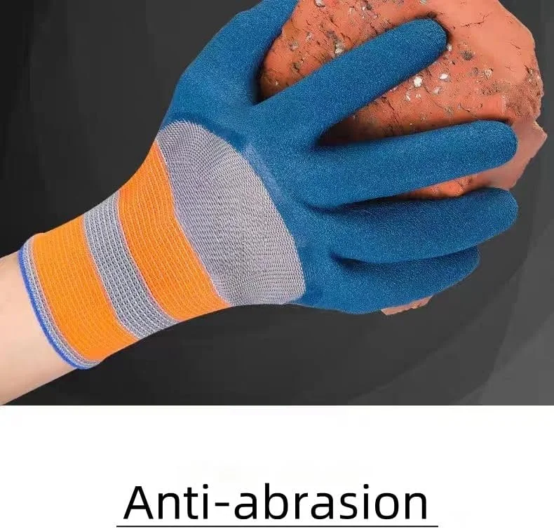 دستکش کار ایمنی با روکش نیتریل میکرو فوم، دستکش ایمنی نایلونی بافتنی بدون درز برای مردان و زنان با قابلیت استفاده از صفحه لمسی، مناسب برای کارهای سبک و مصارف خانگی