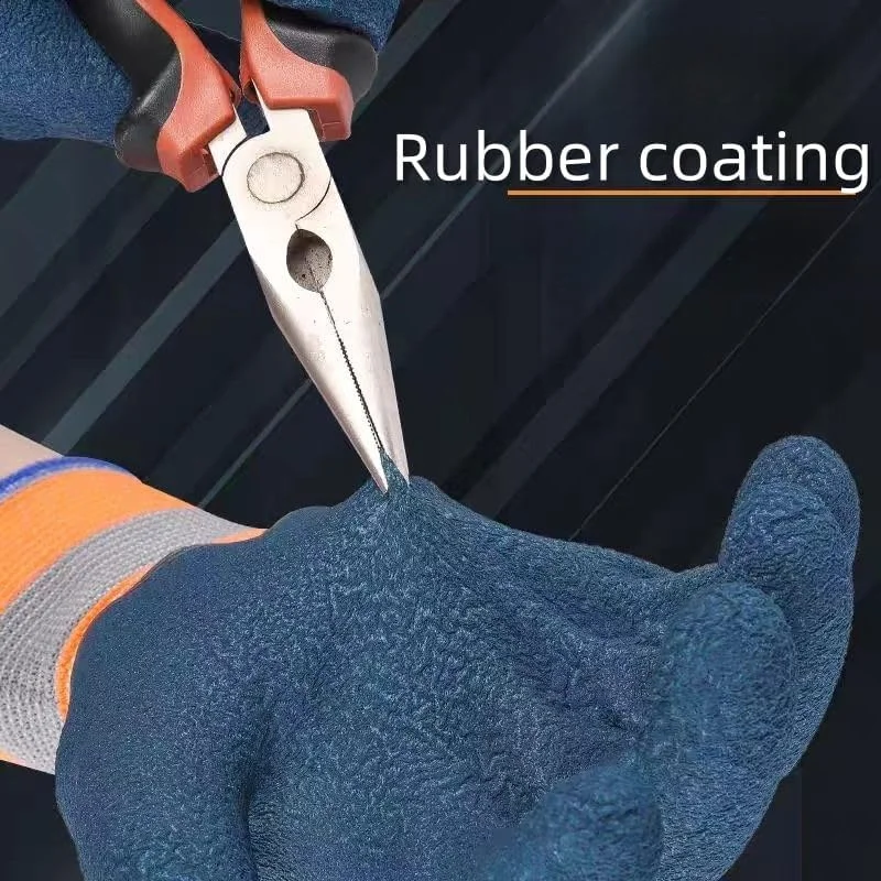 دستکش کار ایمنی با روکش نیتریل میکرو فوم، دستکش ایمنی نایلونی بافتنی بدون درز برای مردان و زنان با قابلیت استفاده از صفحه لمسی، مناسب برای کارهای سبک و مصارف خانگی