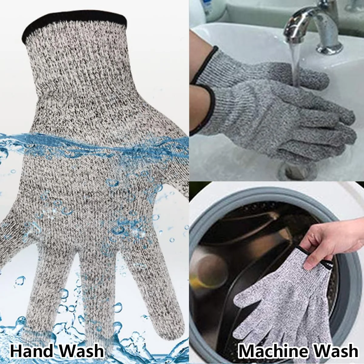 دستکش های ضد برش MITCMOLARD - دستکش های ایمنی - دستکش های ضد سایش، دستکش های با عملکرد بالا با محافظت سطح 5 برای فیله ماهی، پردازش، برش با ماندولین، برش گوشت و کنده کاری چوب