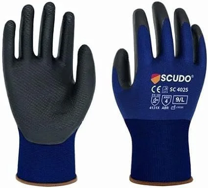 دستکش ایمنی مکانیکی و چند منظوره SCUDO مدل SC4025، محافظت از دست