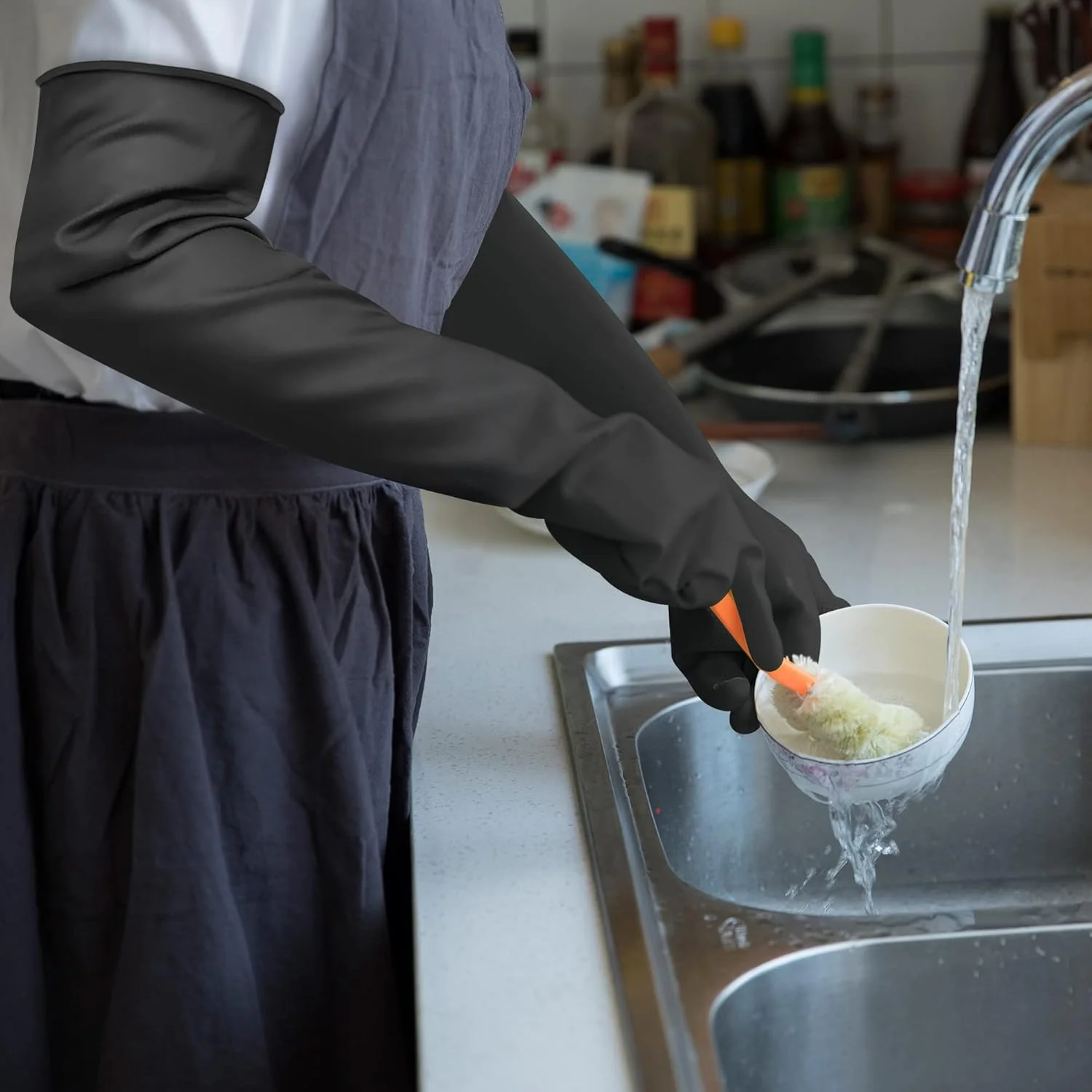 دستکش های شیمیایی لاتکس Nobgum، دستکش های لاستیکی مقاوم، تجهیزات حفاظت فردی، ایمنی صنعتی، کار، دستکش های محافظ ساق بلند، دستکش های سنگین 22 اینچی مشکی، مقاوم در برابر اسیدهای قوی، قلیاها و روغن دستکش های شیمیایی لاتکس Nobgum، دستکش های لاستیکی مقاوم، تجهیزات حفاظت فردی، ایمنی صنعتی، کار، دستکش های محافظ ساق بلند، دستکش های سنگین 22 اینچی مشکی، مقاوم در برابر اسیدهای قوی، قلیاها و روغن