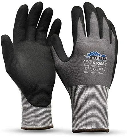 دستکش ایمنی مکانیکی و چند منظوره Stego Gloves مدل St-2060 (سایز: 10/XL) با محافظت سطح 4 در برابر سایش