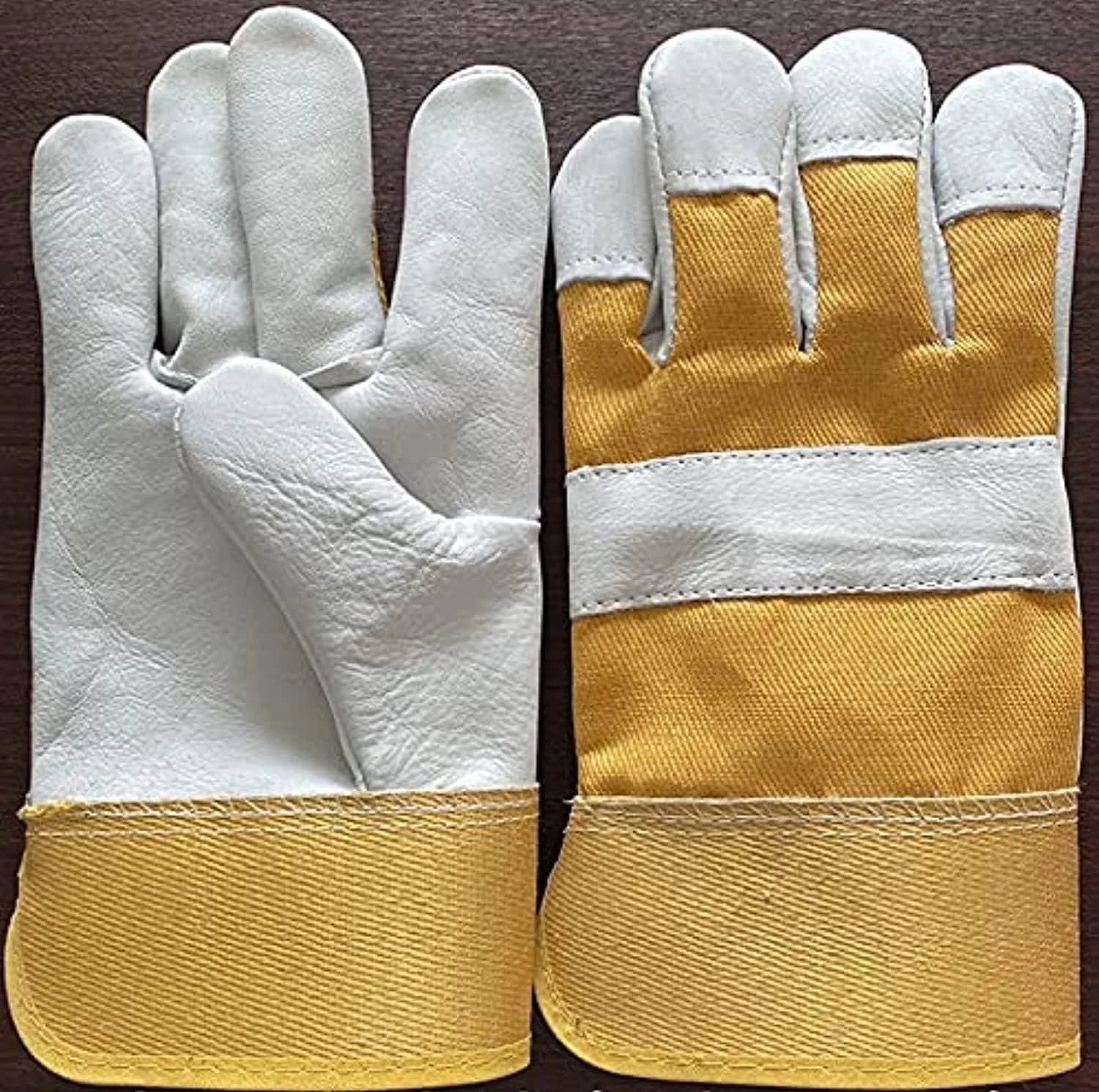 دستکش ایمنی باغبانی چرمی ساخت پاکستان