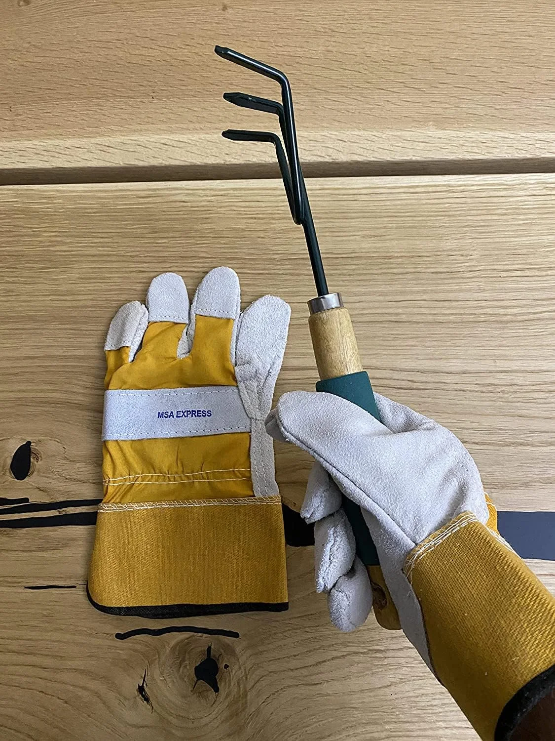 دستکش ایمنی باغبانی چرمی ساخت پاکستان