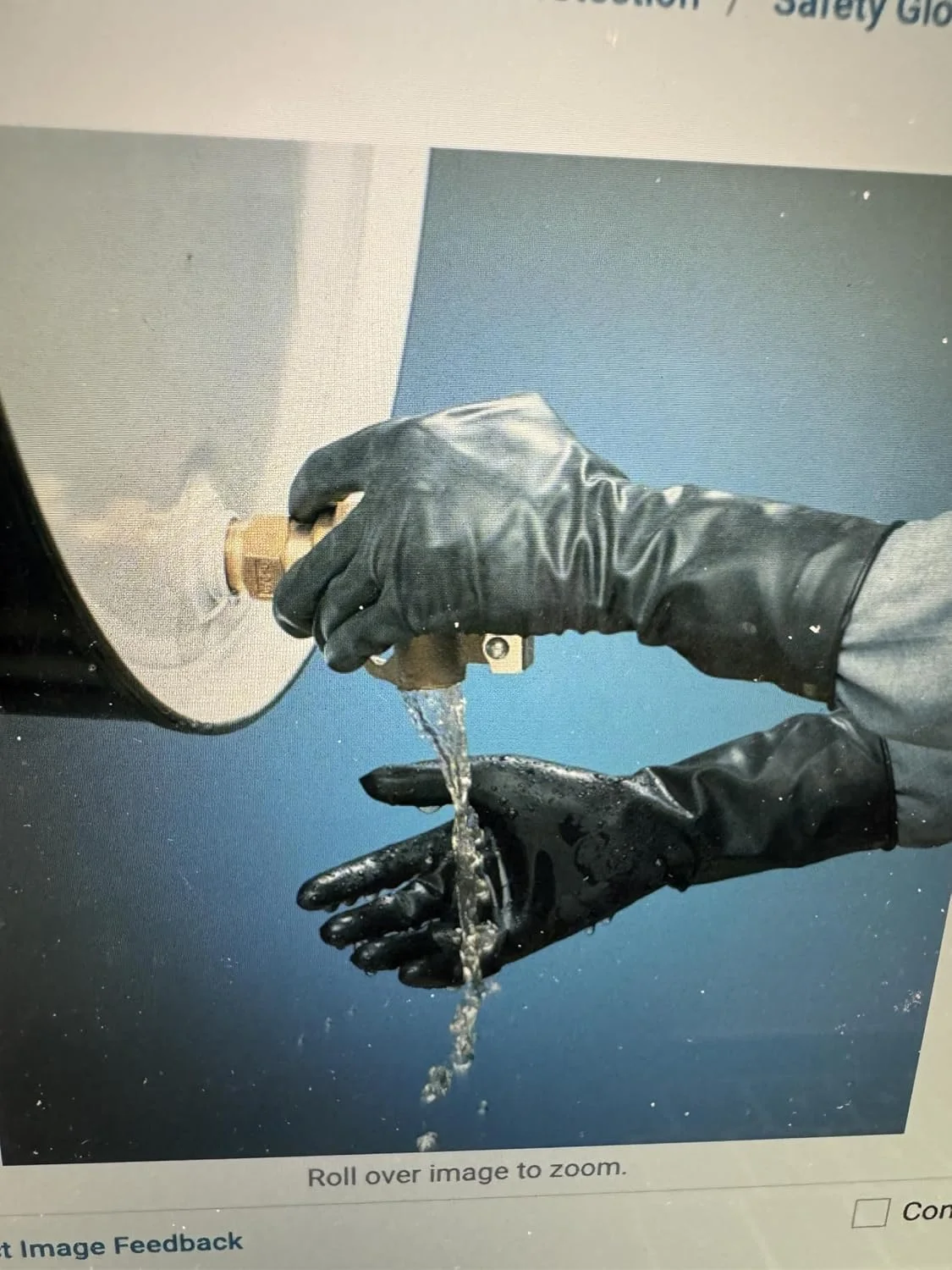 دستکش مقاوم در برابر مواد شیمیایی نورث بای هانیول B144RGI/M، 14 میل، سایز M، یک جفت