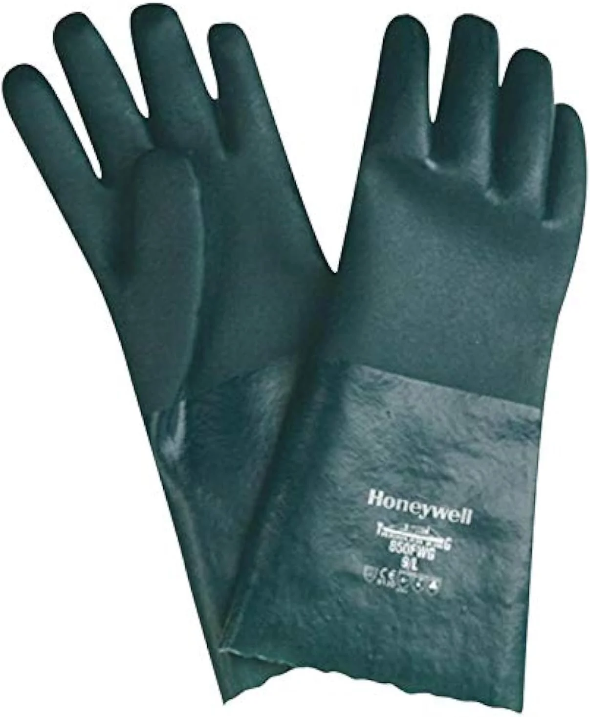 دستکش شیمیایی PVC هانیول مدل Trawler King با قابلیت چنگش - بسته 12 جفت