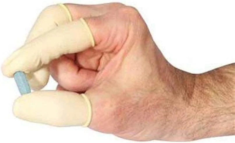 انگشت پوش هانیول 135LNR/L، نیتریل، بزرگ، سفید (بسته 720 عددی)