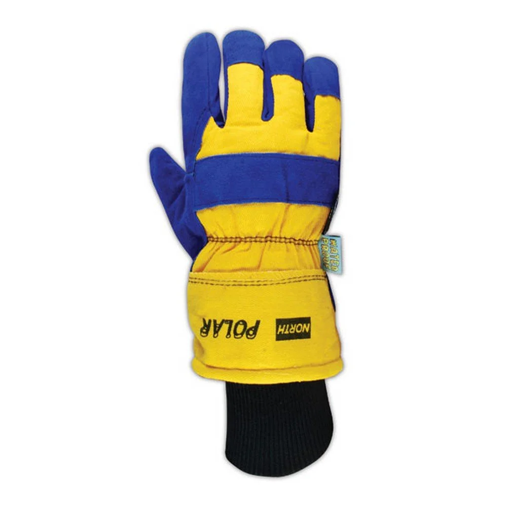 دستکش چرمی عایق دار North by Honeywell 70/6465NK North Polar 706465NK، چرم، مردانه (مناسب سایز بزرگ)، آبی/زرد دستکش چرمی عایق دار North by Honeywell 70/6465NK North Polar 706465NK، چرم، مردانه (مناسب سایز بزرگ)، آبی/زرد