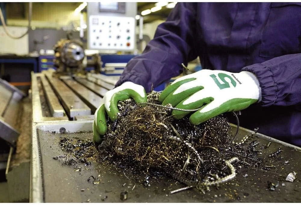 دستکش ضد برش هانیول 2332545 – 09 مدل Check & Go Green PU 5 Dyneema® پلی آمید و کامپوزیت فیبر