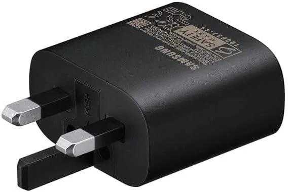شارژر دیواری اصلی 25 واتی سامسونگ با پورت USB-C، شارژر اصلی سامسونگ سازگار با گوشی های هوشمند گلکسی و سایر دستگاه های USB Type C - مشکی، EP-TA800XBEGGB - تصویر 2