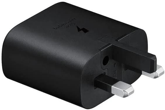 شارژر دیواری اصلی 25 واتی سامسونگ با پورت USB-C، شارژر اصلی سامسونگ سازگار با گوشی های هوشمند گلکسی و سایر دستگاه های USB Type C - مشکی، EP-TA800XBEGGB - تصویر 3