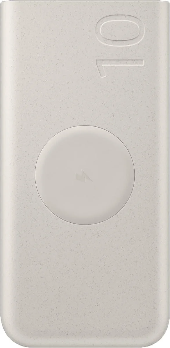 پاور بانک 10000mAh سامسونگ 25 واتی با دو پورت Type C، بژ