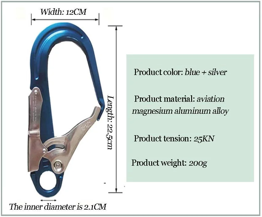 هارنس ایمنی محافظت در برابر سقوط، هارنس ایمنی، کیت توقف سقوط، هارنس ایمنی تمام بدن مدل جلیقه ای، با 3 حلقه D، کمربند و پد، اتصال سریع پاها و سینه، یونیورسال