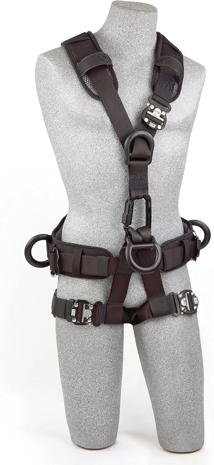 هارنس تمام بدن دسترسی به طناب/نجات مشکی 3M DBI-SALA ExoFit NEX 1113373، دارای 5 حلقه D آلومینیومی، کمربند با پد/حلقه های D جانبی، تسمه های پا با قفل QC، سایز X-Large، آبی/خاکستری هارنس تمام بدن دسترسی به طناب/نجات مشکی 3M DBI-SALA ExoFit NEX 1113373، دارای 5 حلقه D آلومینیومی، کمربند با پد/حلقه های D جانبی، تسمه های پا با قفل QC، سایز X-Large، آبی/خاکستری