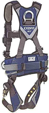 هارنس انرژی بادی 3M DBI-SALA ExoFit NEX با کمربند 1113216، سایز متوسط، EA، محافظت در برابر سقوط