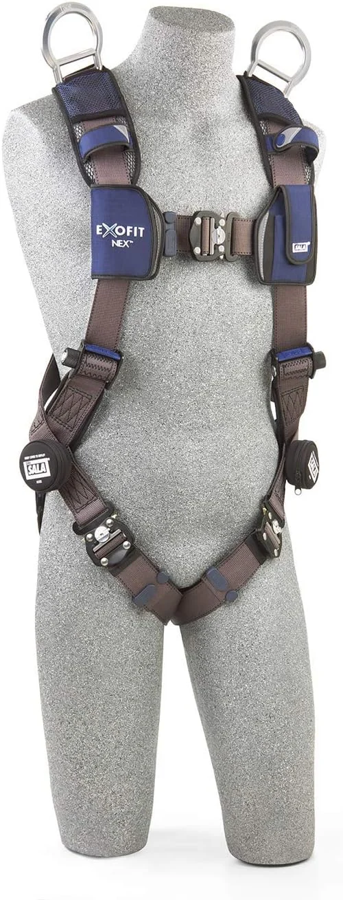 هارنس ایمنی نجات 3M 1113067 DBI-SALA ExoFit X300، حفاظت از سقوط و نجات، OSHA، ANSI، حلقه های D آلومینیومی در پشت و شانه، سگک های اتصال سریع خود قفل شونده در پا و سینه، سایز بزرگ هارنس ایمنی نجات 3M 1113067 DBI-SALA ExoFit X300، حفاظت از سقوط و نجات، OSHA، ANSI، حلقه های D آلومینیومی در پشت و شانه، سگک های اتصال سریع خود قفل شونده در پا و سینه، سایز بزرگ