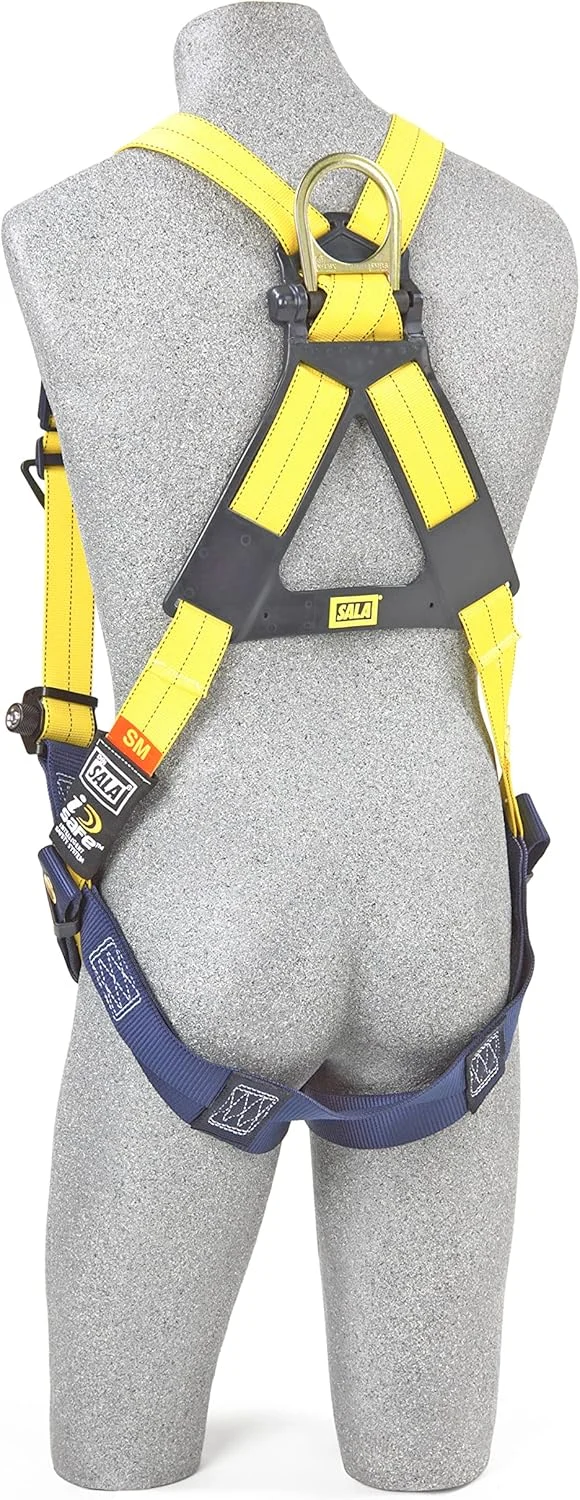 هارنس تمام بدن 3M DBI-SALA، دلتا 1101253، حلقه D پشتی، تسمه های پا با سگک زبانه ای، 2X-بزرگ، زرد/سرمه ای هارنس تمام بدن 3M DBI-SALA، دلتا 1101253، حلقه D پشتی، تسمه های پا با سگک زبانه ای، 2X-بزرگ، زرد/سرمه ای
