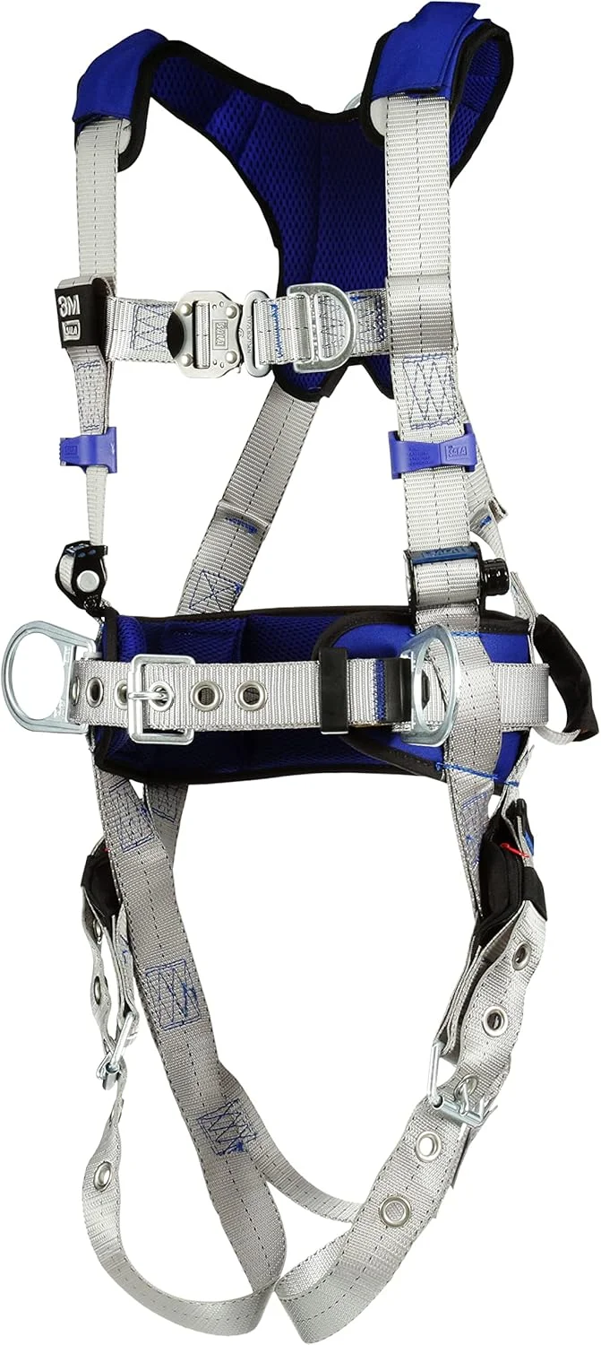 هارنس ایمنی کار در ارتفاع 3M DBI-SALA ExoFit X100 مدل ساختمانی راحت، دارای کمربند بدنه، پد لگنی، حلقه های D متعدد، اتصال سریع سینه و سگک های زبانه ای پا، 1401139، 2X هارنس ایمنی کار در ارتفاع 3M DBI-SALA ExoFit X100 مدل ساختمانی راحت، دارای کمربند بدنه، پد لگنی، حلقه های D متعدد، اتصال سریع سینه و سگک های زبانه ای پا، 1401139، 2X