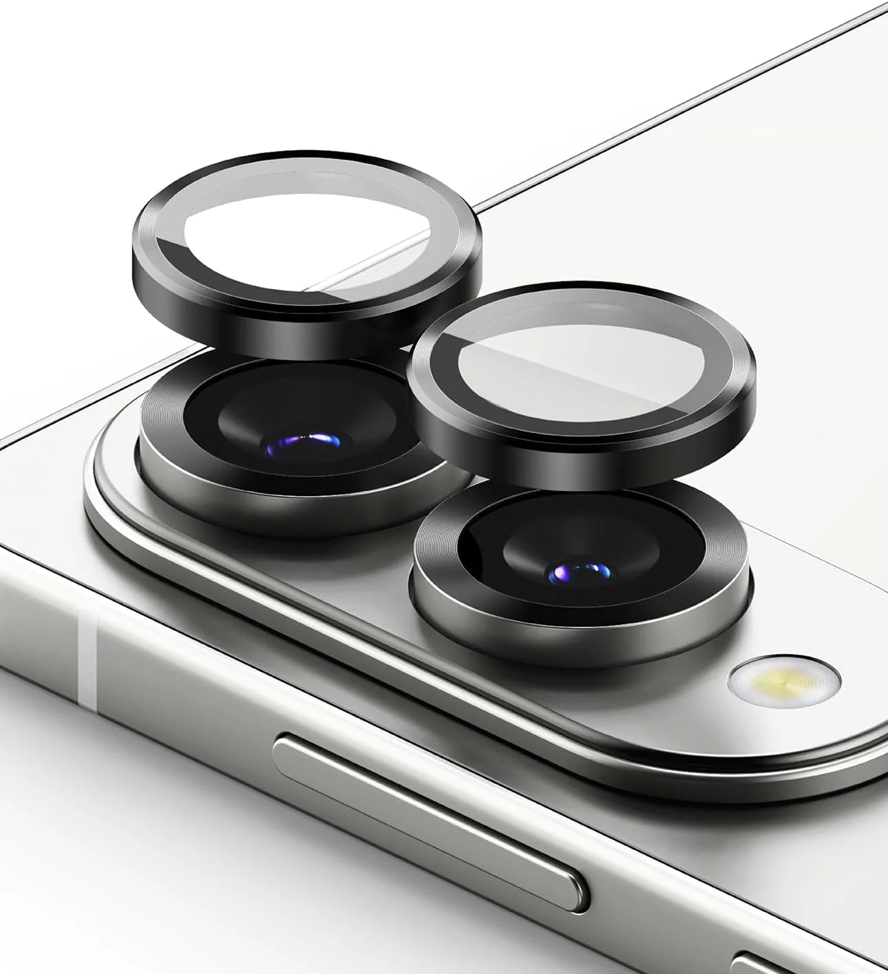 محافظ لنز شیشه ای قاب دوربین Ringke سازگار با Samsung Galaxy S25 Edge، پوشش های شیشه ای حرارت دیده لنز دوربین ضد اثر انگشت و فریم های آلیاژ آلومینیوم با پوشش چسبنده محافظ لنز شیشه ای قاب دوربین Ringke سازگار با Samsung Galaxy S25 Edge، پوشش های شیشه ای حرارت دیده لنز دوربین ضد اثر انگشت و فریم های آلیاژ آلومینیوم با پوشش چسبنده