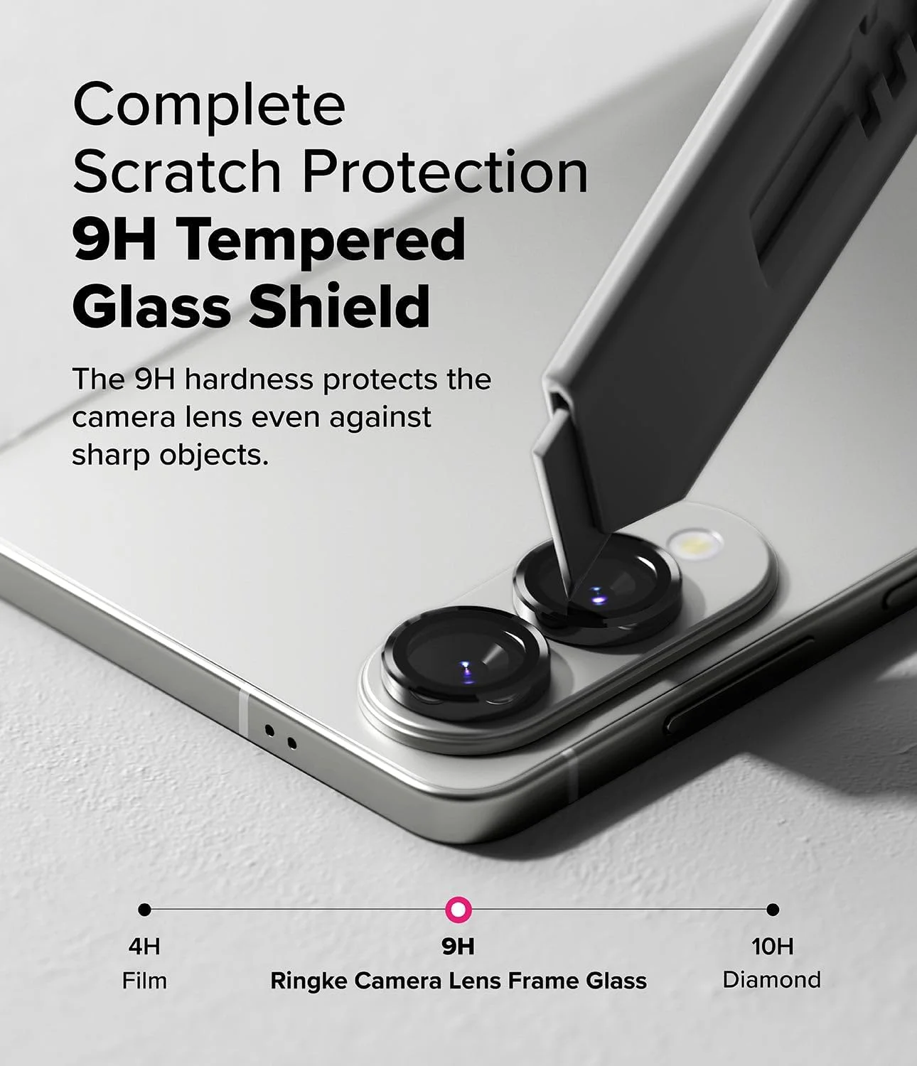 محافظ لنز شیشه ای قاب دوربین Ringke سازگار با Samsung Galaxy S25 Edge، پوشش های شیشه ای حرارت دیده لنز دوربین ضد اثر انگشت و فریم های آلیاژ آلومینیوم با پوشش چسبنده محافظ لنز شیشه ای قاب دوربین Ringke سازگار با Samsung Galaxy S25 Edge، پوشش های شیشه ای حرارت دیده لنز دوربین ضد اثر انگشت و فریم های آلیاژ آلومینیوم با پوشش چسبنده