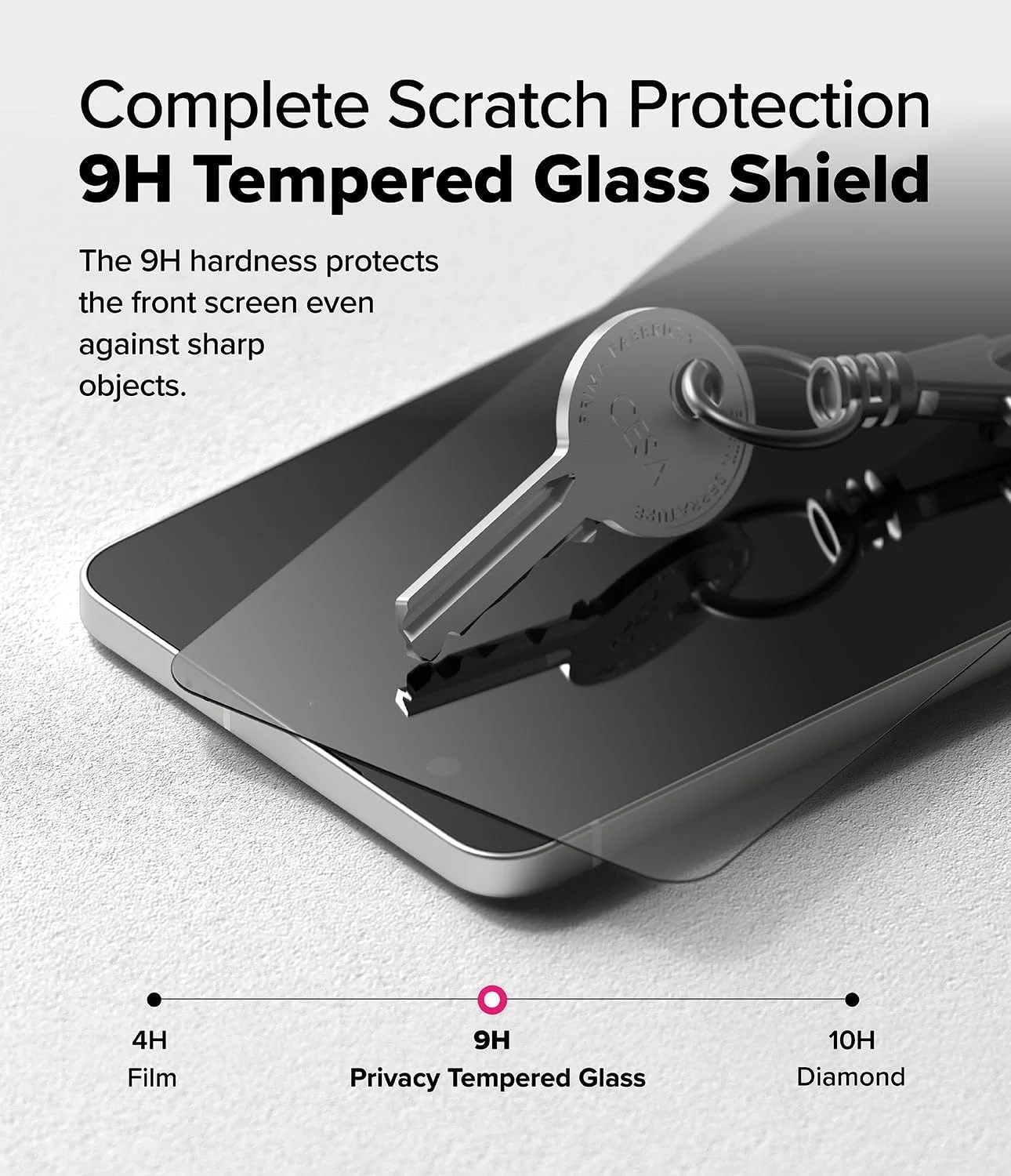 محافظ صفحه نمایش شیشه ای حرارت دیده حریم خصوصی Ringke [لغزش آسان] [ضد جاسوسی] سازگار با Samsung Galaxy S25 Edge، نصب آسان، محافظ صفحه نمایش حریم خصوصی سازگار با قاب - بسته 2 عددی، همراه با ابزار نصب