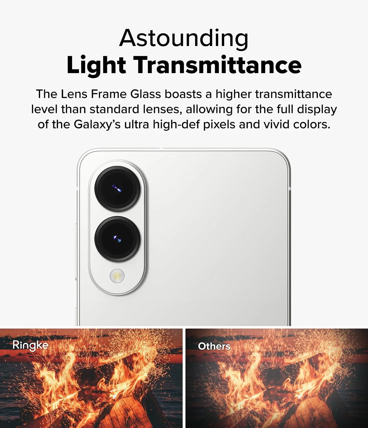 محافظ لنز شیشه ای قاب دوربین Ringke سازگار با Samsung Galaxy S25 Edge، پوشش های شیشه ای حرارت دیده لنز دوربین ضد اثر انگشت و فریم های آلیاژ آلومینیوم با پوشش چسبنده محافظ لنز شیشه ای قاب دوربین Ringke سازگار با Samsung Galaxy S25 Edge، پوشش های شیشه ای حرارت دیده لنز دوربین ضد اثر انگشت و فریم های آلیاژ آلومینیوم با پوشش چسبنده