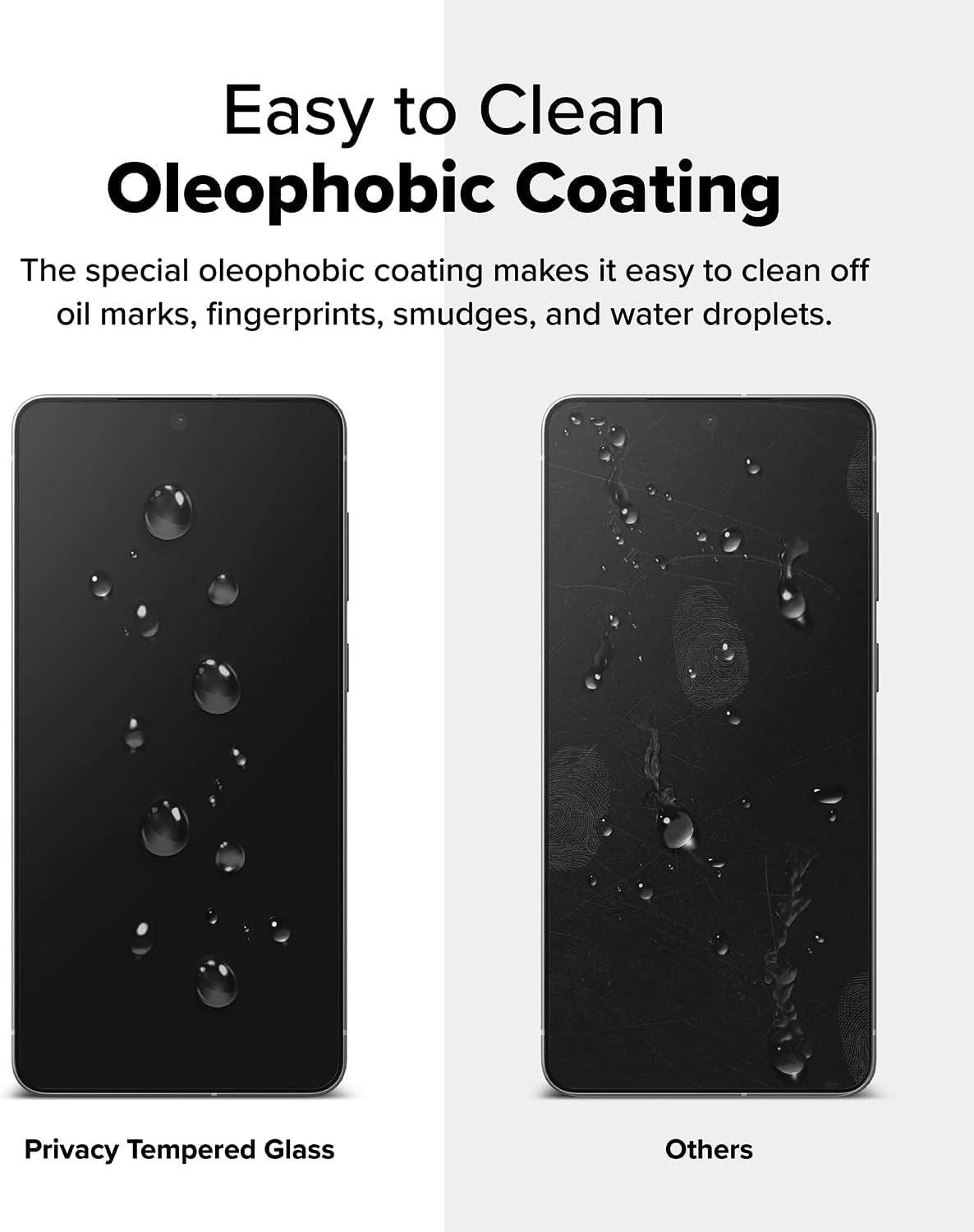 محافظ صفحه نمایش شیشه ای حرارت دیده حریم خصوصی Ringke [لغزش آسان] [ضد جاسوسی] سازگار با Samsung Galaxy S25 Edge، نصب آسان، محافظ صفحه نمایش حریم خصوصی سازگار با قاب - بسته 2 عددی، همراه با ابزار نصب