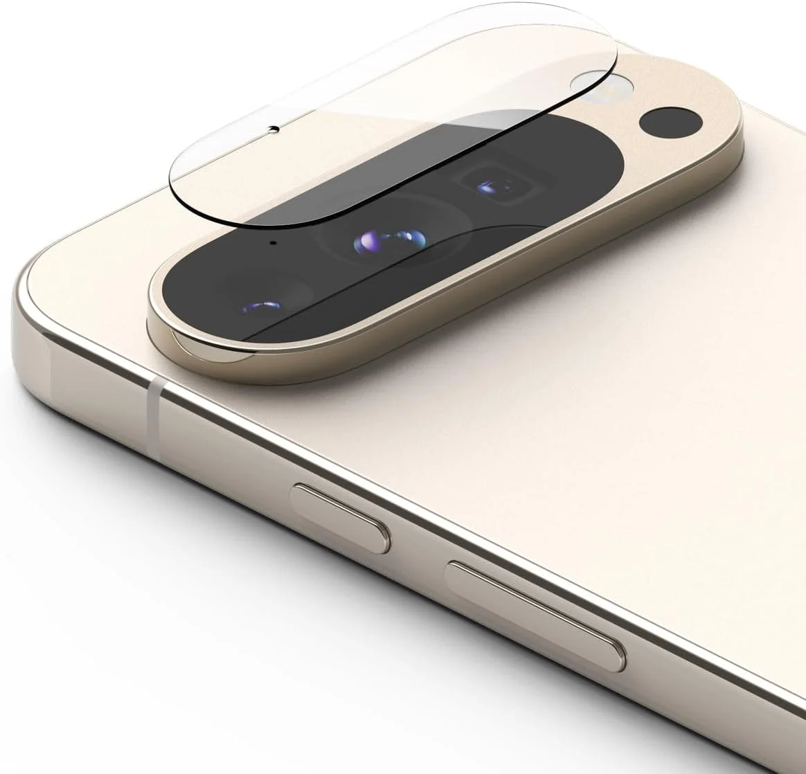 محافظ لنز دوربین شیشه ای Ringke سازگار با Google Pixel 9a، پوشش های شیشه ای حرارت دیده لنز دوربین ضد اثر انگشت و فریم های آلیاژ آلومینیوم با پوشش چسبنده - بسته 3 عددی محافظ لنز دوربین شیشه ای Ringke سازگار با Google Pixel 9a، پوشش های شیشه ای حرارت دیده لنز دوربین ضد اثر انگشت و فریم های آلیاژ آلومینیوم با پوشش چسبنده - بسته 3 عددی