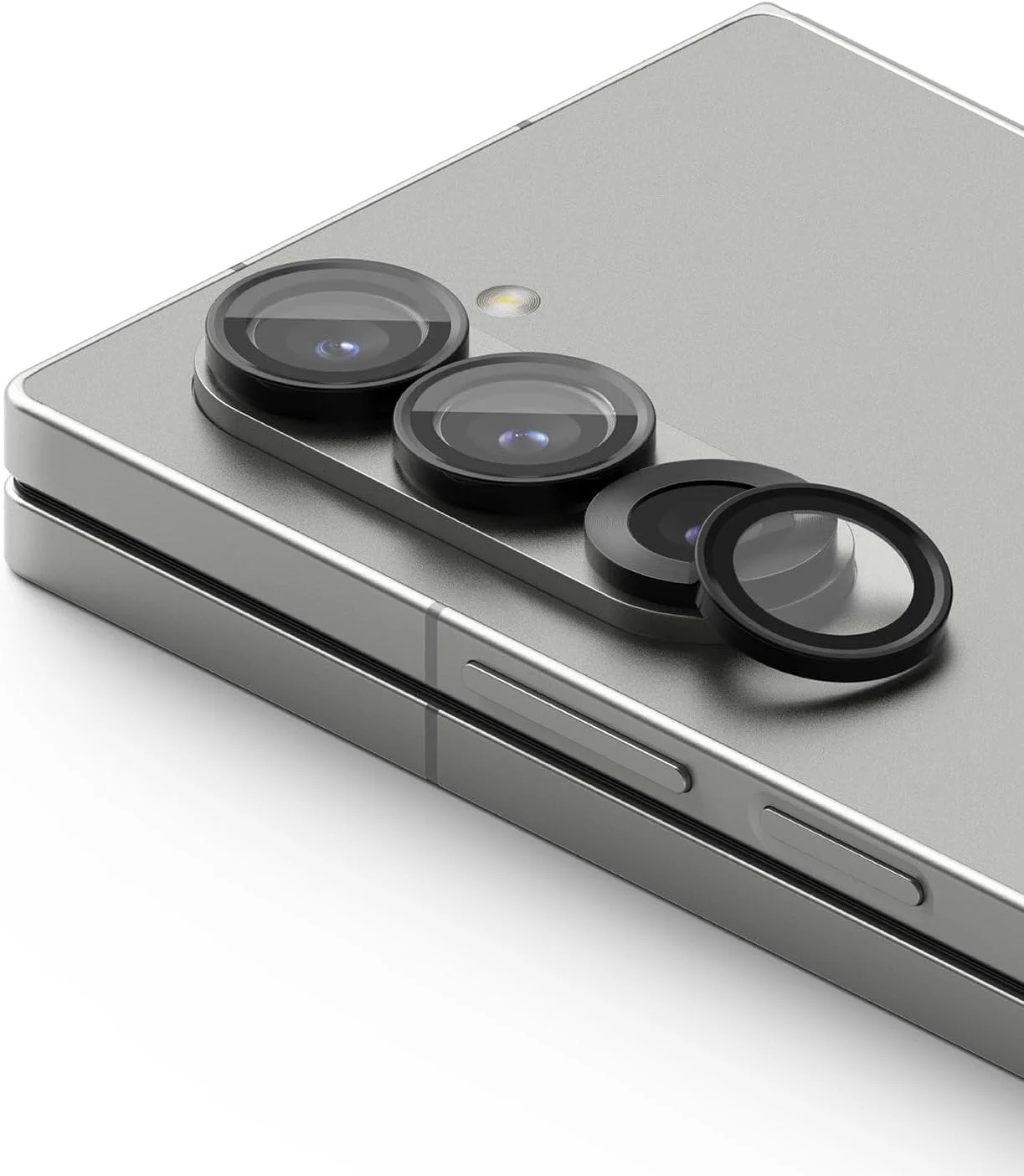 محافظ لنز دوربین شیشه ای Ringke سازگار با گوشی سامسونگ گلکسی زد فولد 6 (2024)، پوشش شیشه ای حرارت دیده لنز دوربین ضد اثر انگشت و فریم های آلیاژ آلومینیوم با پوشش چسبی - مشکی محافظ لنز دوربین شیشه ای Ringke سازگار با گوشی سامسونگ گلکسی زد فولد 6 (2024)، پوشش شیشه ای حرارت دیده لنز دوربین ضد اثر انگشت و فریم های آلیاژ آلومینیوم با پوشش چسبی - مشکی