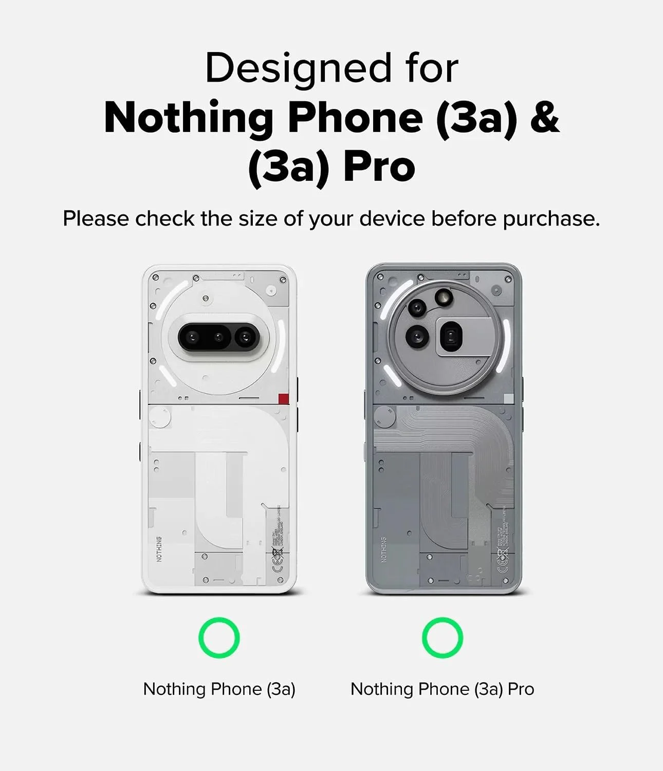 محافظ صفحه نمایش شیشه ای حرارت دیده رینکه [Easy Slide] سازگار با ناتینگ فون (3a) / (3a) Pro، مقاوم در برابر شکستگی، سختی 9H، ضد خش - بسته 2 عددی، به همراه ابزار نصب