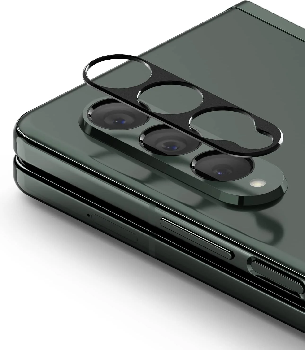 Ringke Camera Styling Compatible with Samsung Galaxy Z Fold 3 Camera Lens Protector, Aluminium Frame Tough Protective Cover Sticker - Black Ringke Camera Styling Compatible with Samsung Galaxy Z Fold 3 Camera Lens Protector, Aluminium Frame Tough Protective Cover Sticker - Black