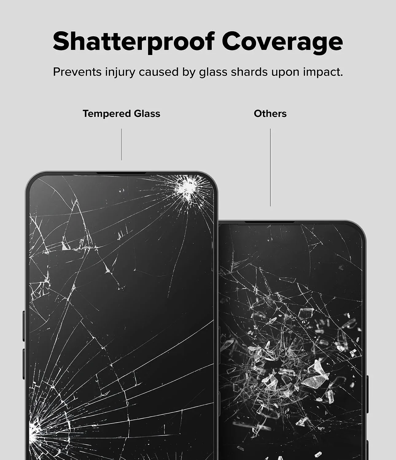 محافظ صفحه نمایش شیشه ای حرارت دیده رینکه [Easy Slide] سازگار با ناتینگ فون (3a) / (3a) Pro، مقاوم در برابر شکستگی، سختی 9H، ضد خش - بسته 2 عددی، به همراه ابزار نصب