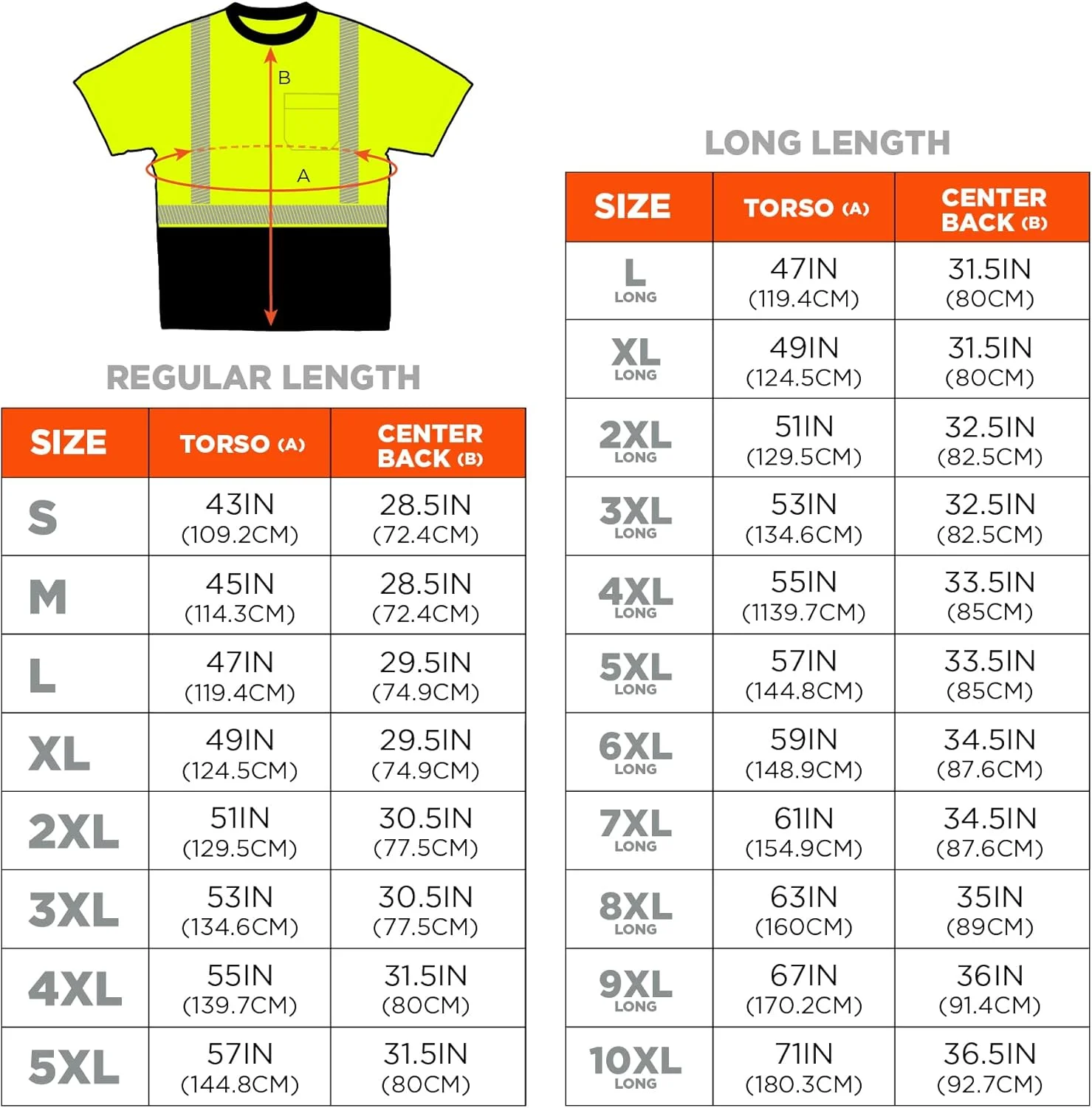 تی شرت ایمنی دید بالا Ergodyne، کلاس 2 ANSI، لبه راحت بازتابنده، پایین مشکی، لیمویی، بزرگ، GloWear 8280BK