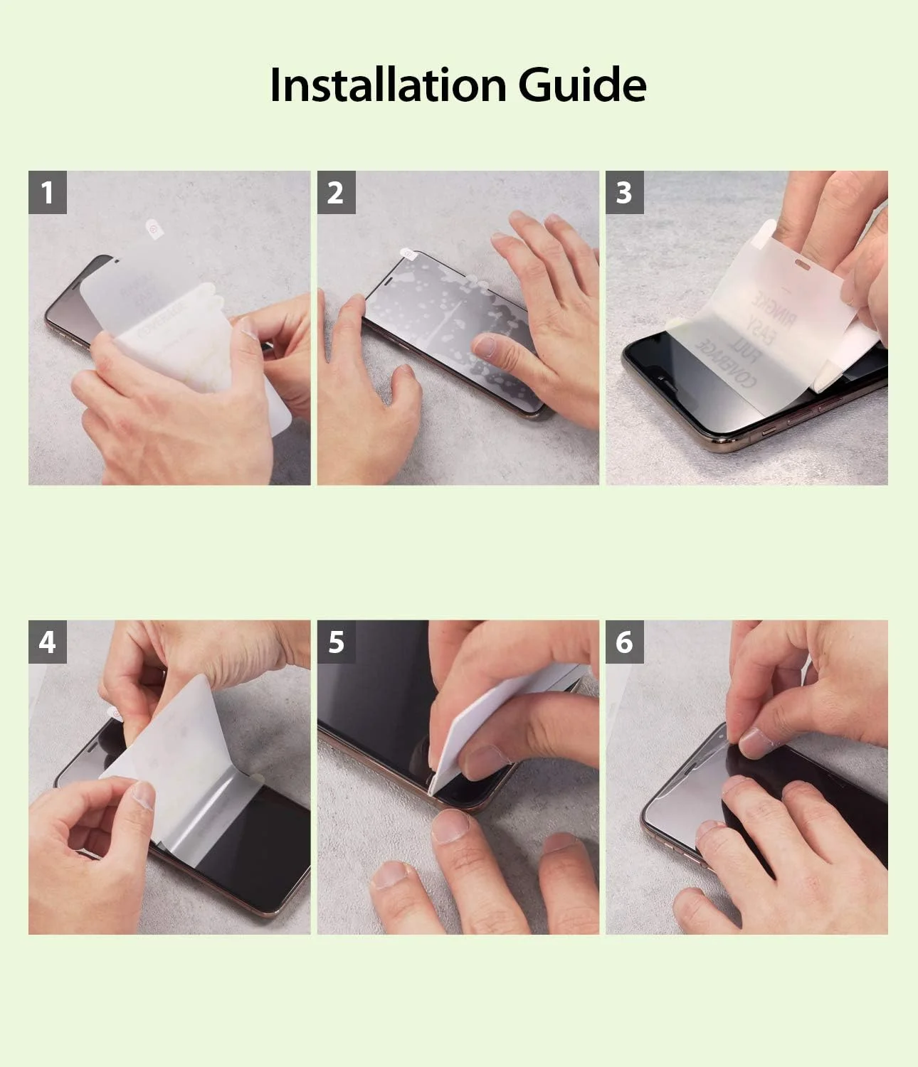 Ringke Dual Easy Film Compatible with OnePlus 7 Screen Protector - 2 Pack Ringke Dual Easy Film Compatible with OnePlus 7 Screen Protector - 2 Pack