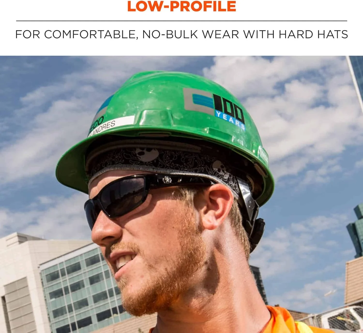 هدبند خنک کننده ارگوداین Chill-Its 6605، دارای آستر حوله ای، جذب کننده عرق، آبی