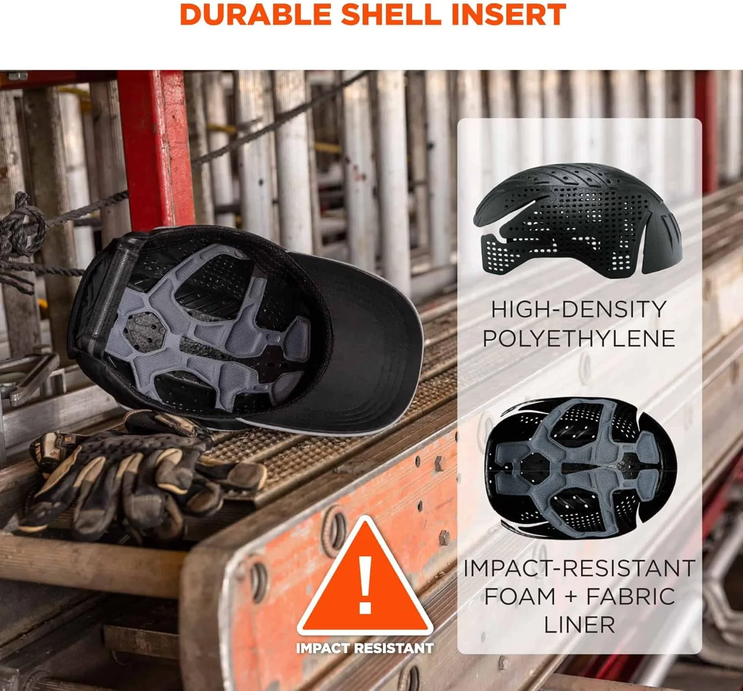 کلاه ضربه گیر سبک وزن Ergodyne Skullerz 8955، مشکی، لبه کوتاه کلاه ضربه گیر سبک وزن Ergodyne Skullerz 8955، مشکی، لبه کوتاه