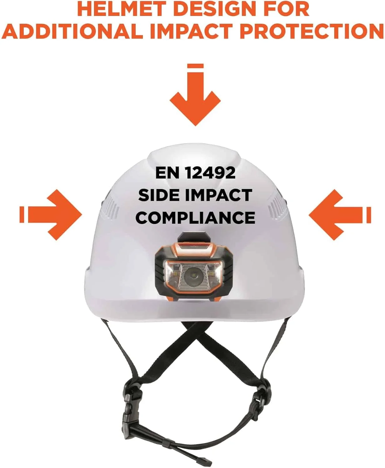 کلاه ایمنی تهویه دار چراغ دار Ergodyne Skullerz 8975LED، کلاه سخت کلاس C، سیستم تعلیق 6 نقطه ای، دارای نوار عرق گیر و پد بالایی کلاه ایمنی تهویه دار چراغ دار Ergodyne Skullerz 8975LED، کلاه سخت کلاس C، سیستم تعلیق 6 نقطه ای، دارای نوار عرق گیر و پد بالایی