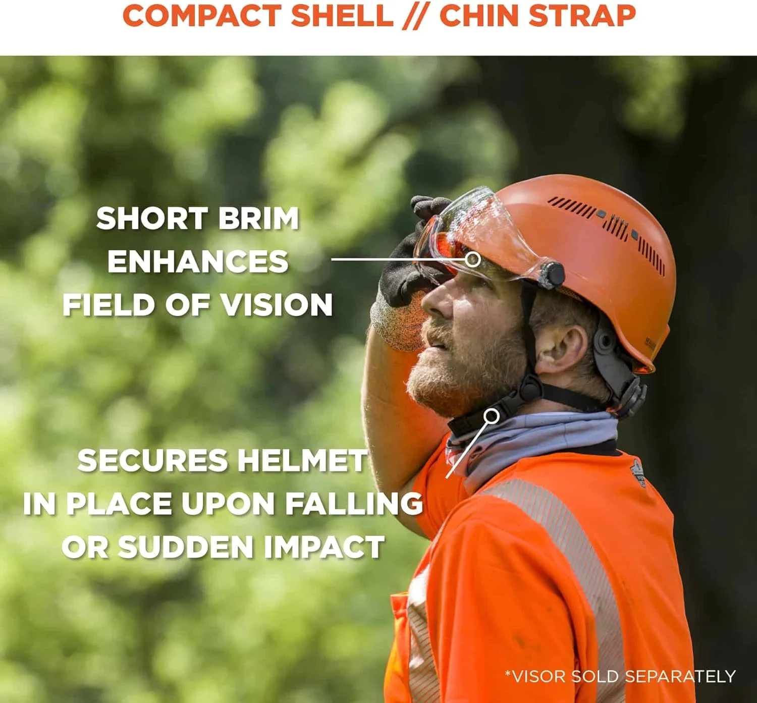 کلاه ایمنی تهویه دار چراغ دار Ergodyne Skullerz 8975LED، کلاه سخت کلاس C، سیستم تعلیق 6 نقطه ای، دارای نوار عرق گیر و پد بالایی کلاه ایمنی تهویه دار چراغ دار Ergodyne Skullerz 8975LED، کلاه سخت کلاس C، سیستم تعلیق 6 نقطه ای، دارای نوار عرق گیر و پد بالایی