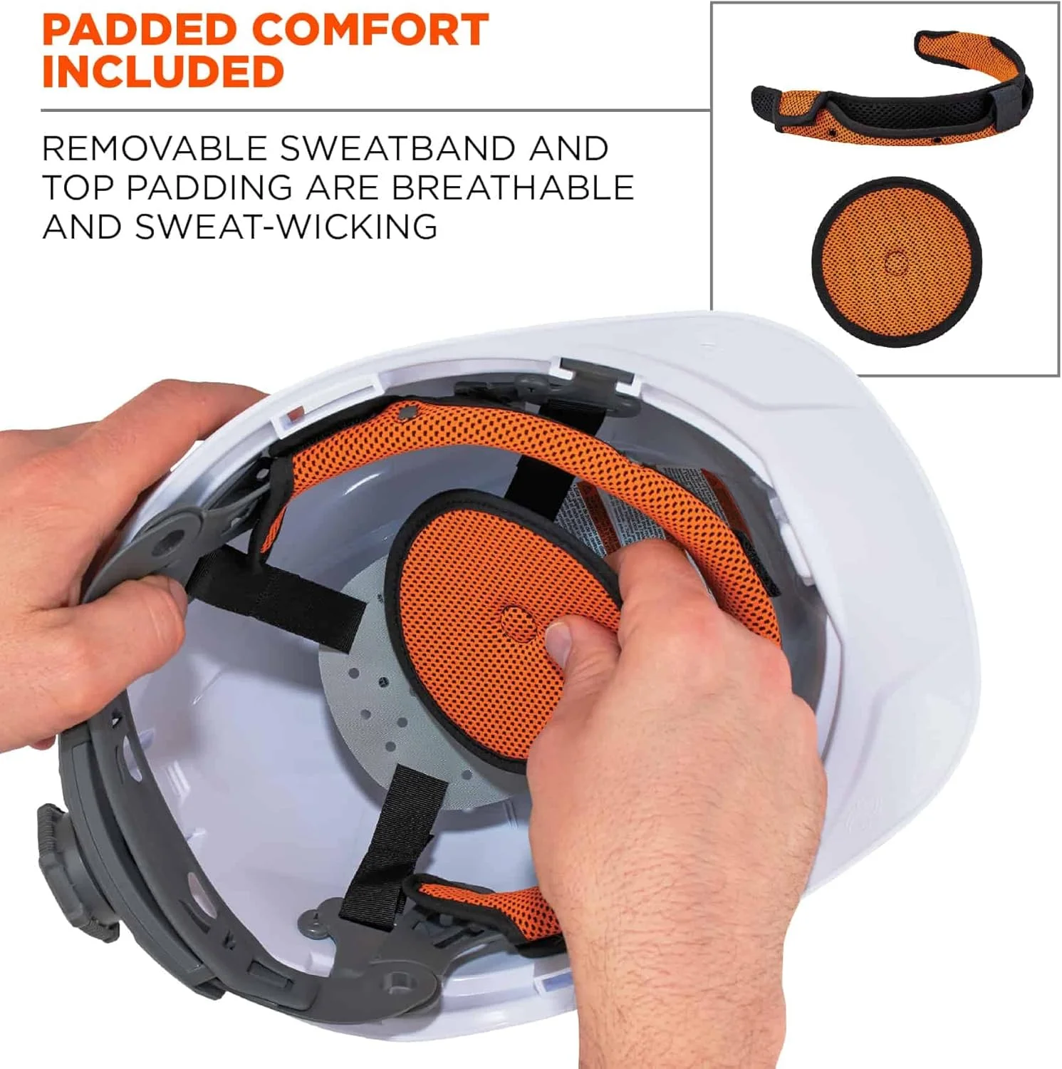 کلاه ایمنی لبه دار ارگوداین - 60152 به همراه چراغ، لبه کامل، سیستم تعلیق храпови، کلاس E، Skullerz 8971LED، سفید کلاه ایمنی لبه دار ارگوداین - 60152 به همراه چراغ، لبه کامل، سیستم تعلیق храпови، کلاس E، Skullerz 8971LED، سفید