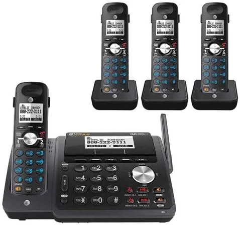 سیستم تلفن دو خطی AT&T TL88102 با 3 گوشی (مشکی) سیستم تلفن دو خطی AT&T TL88102 با 3 گوشی (مشکی)